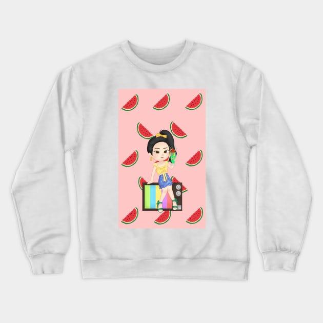 Red Velvet Irene Fruit Crewneck Sweatshirt by seventhdemigod